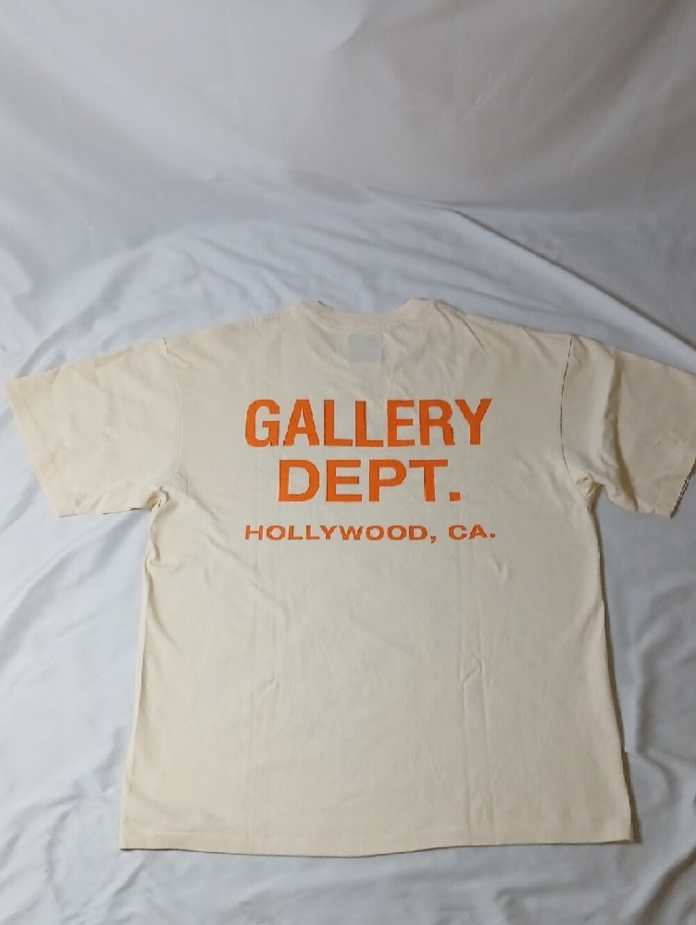 Gallery Dept Cream Short Sleeve Logo Tee - Picture 3 of 3